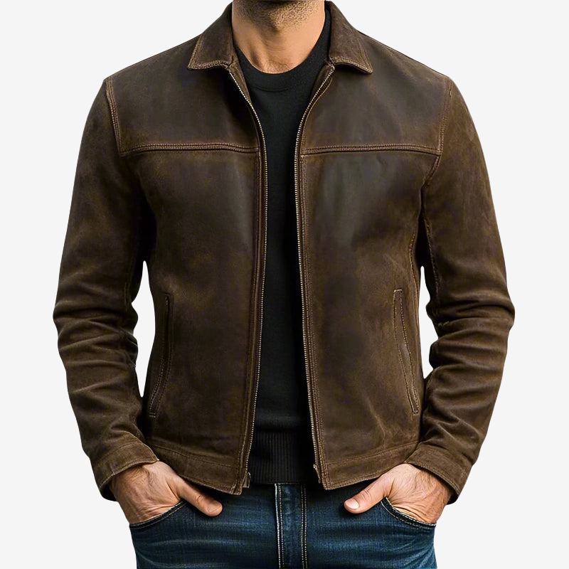 Alvaro™ | Chaqueta de Cuero Moderna