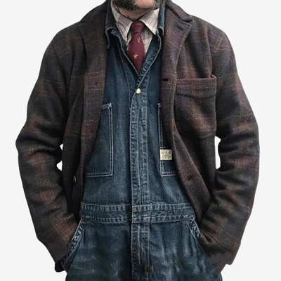 Sergio™ | Polo Retro a Cuadros