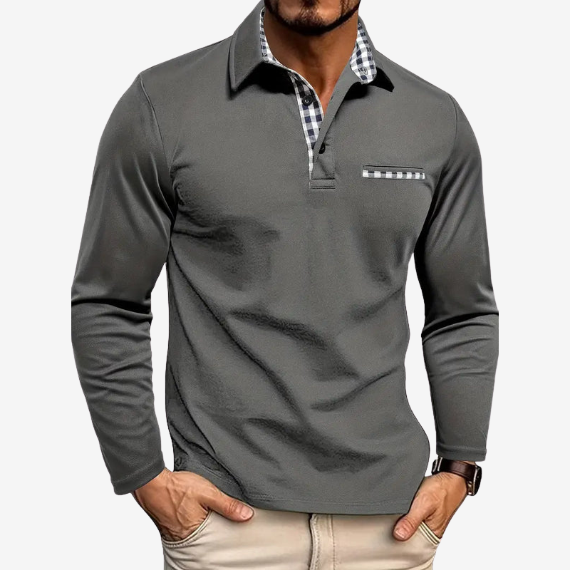 Raul™ | Camiseta polo de manga larga