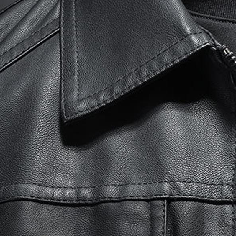 Sergio™ | Chaqueta de Cuero Biker
