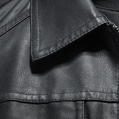 Sergio™ | Chaqueta de Cuero Biker