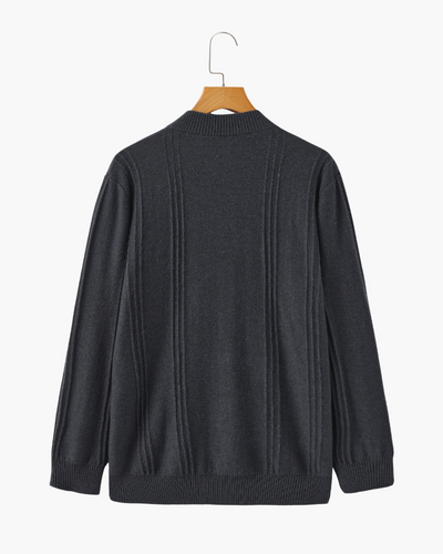 Zaragoza | 100% Cashmere Ribbed Half-Zip