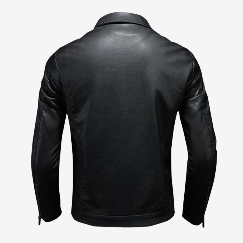 Sergio™ | Chaqueta de Cuero Biker