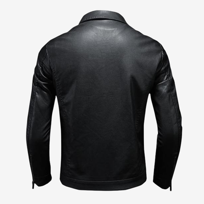 Sergio™ | Chaqueta de Cuero Biker