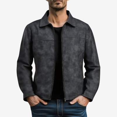 Sergio™ | Chaqueta de cuero clásica