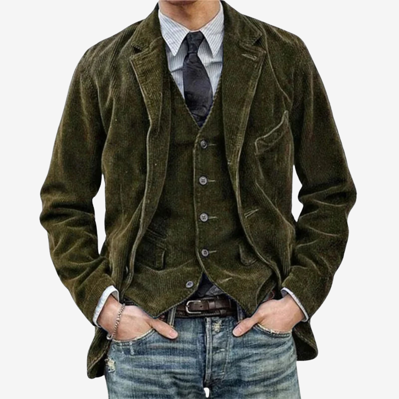 Lucas™ | Chaqueta Y Chaleco Vintage