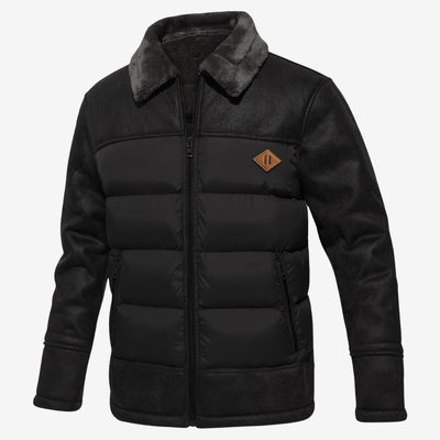 Vicente™ | Chaqueta Acolchada de Cuero