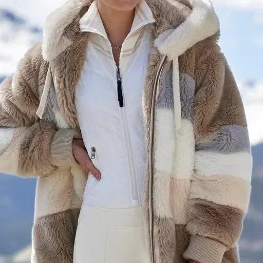Margit™ | Chaqueta Polar de Invierno con Capucha
