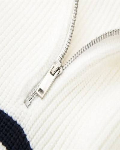 Almería | Suéter Rayado con Cremallera