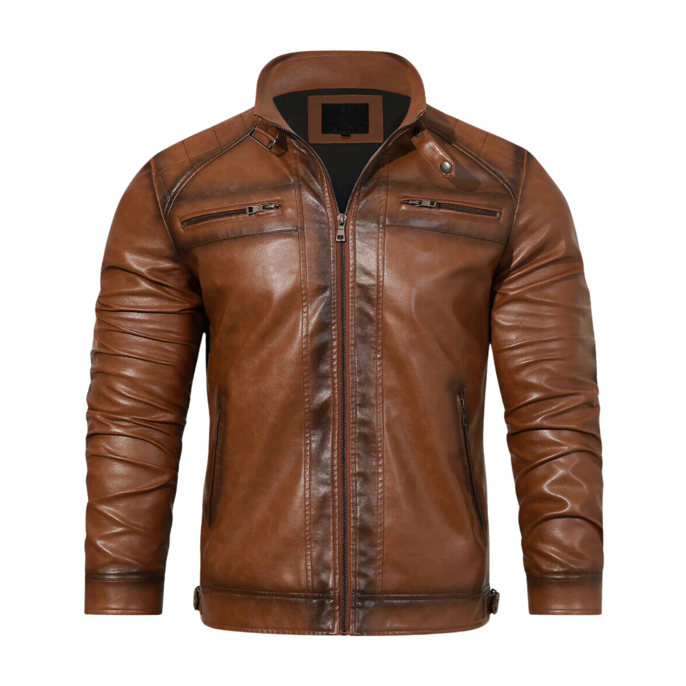 Julio™ | Chaqueta de Cuero Estilo Cruiser