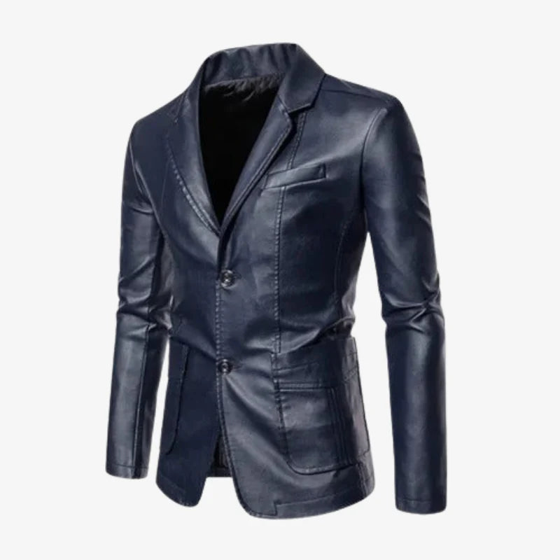Mario™ | Chaqueta de Cuero Business Casual