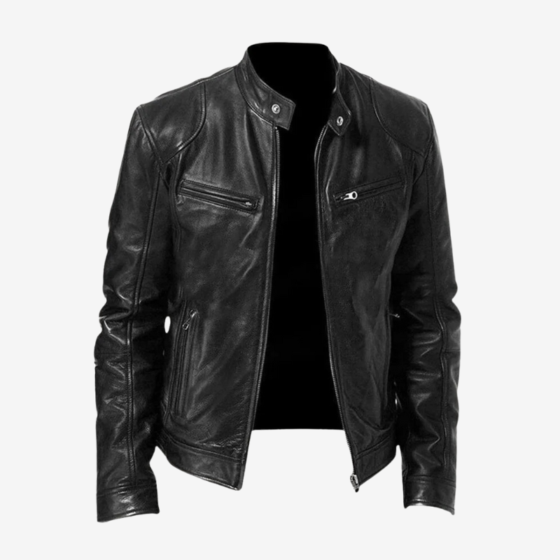 Samuel™ | Chaqueta de cuero casual