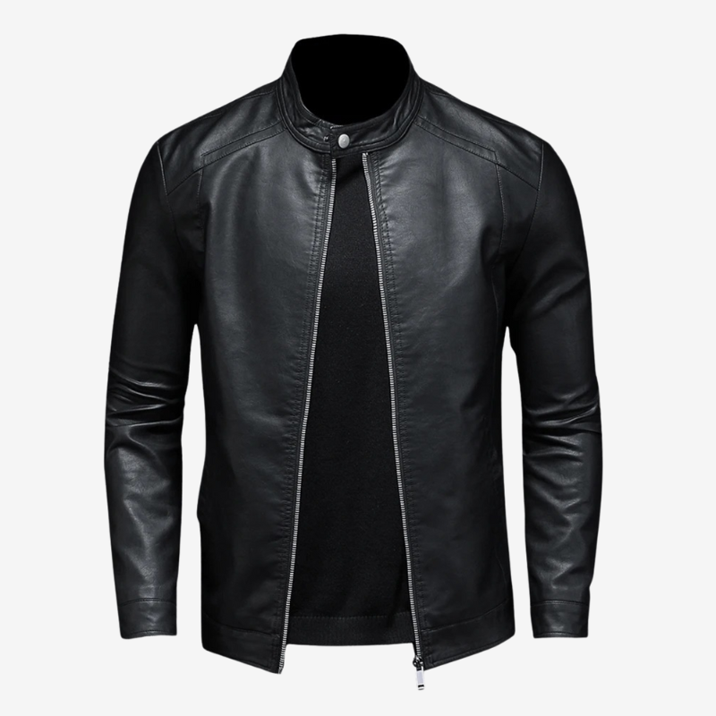 Mario™ | Chaqueta de Cuero Clásica