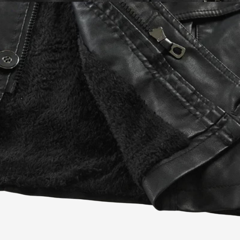 Mario™ | Chaqueta de cuero vintage