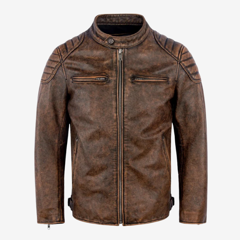 Mario™ | Chaqueta de cuero con estilo