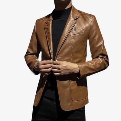 Mario™ | Chaqueta de Cuero Business Casual